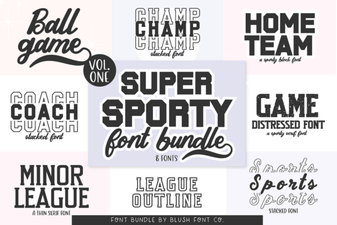 Super Sport Bundle Font: Designs That Move & Inspire