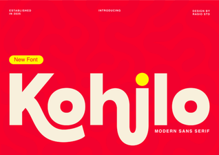 Design with Kohilo Font: a Modern Typography Resource