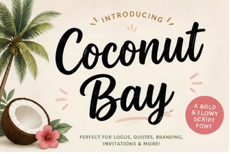 Explore the Coconut Bay Font for Creative Projects