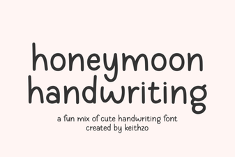 A Beautiful Handwriting Font for Your Diy Projects
